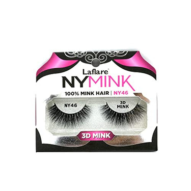 Laflare NYMink 3D Mink Lashes – NY46 - ANNS BEAUTY SUPPLY